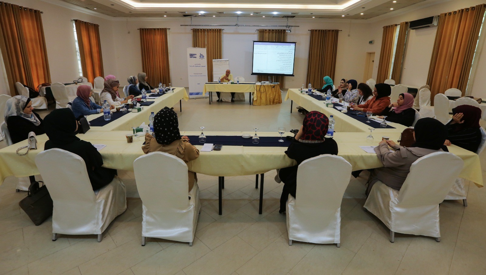 Press House concludes the second training "Political Analysis for the Internal Palestinian Reality"