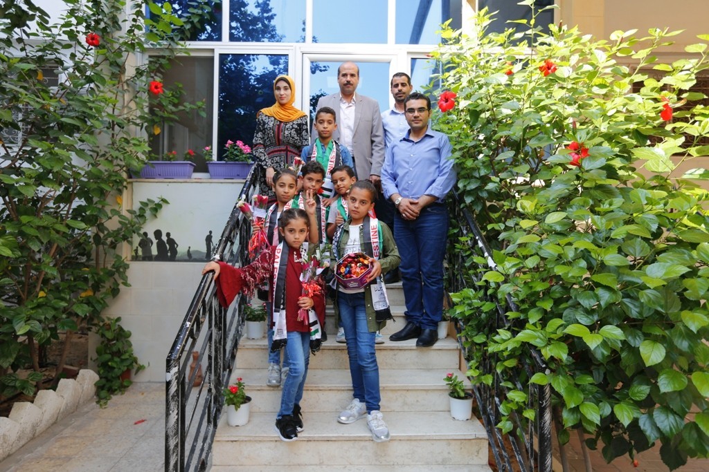 A delegation of Al-Amal Institute for Orphans visits the Press House