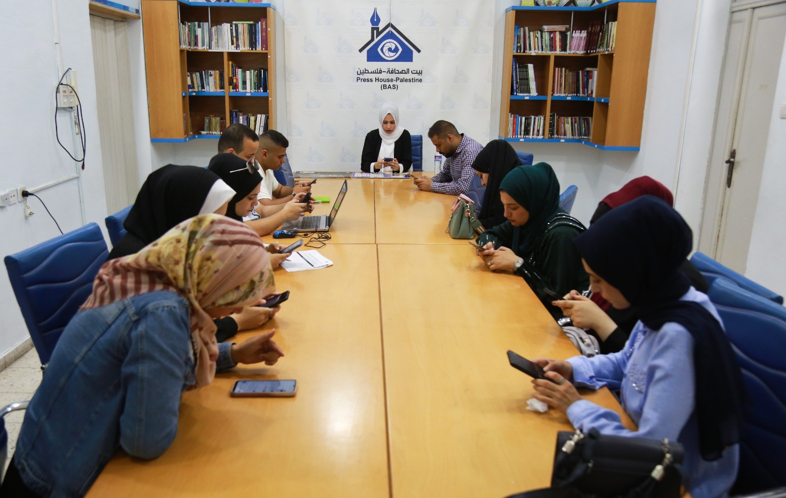 Press House holds a tweet session to demand for the protection of journalists during wars