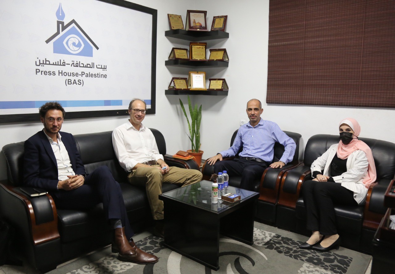 The Belgian Consul General visits Press House