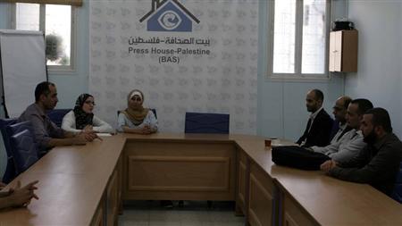 Press House receives a delegation from Gaza Government Media