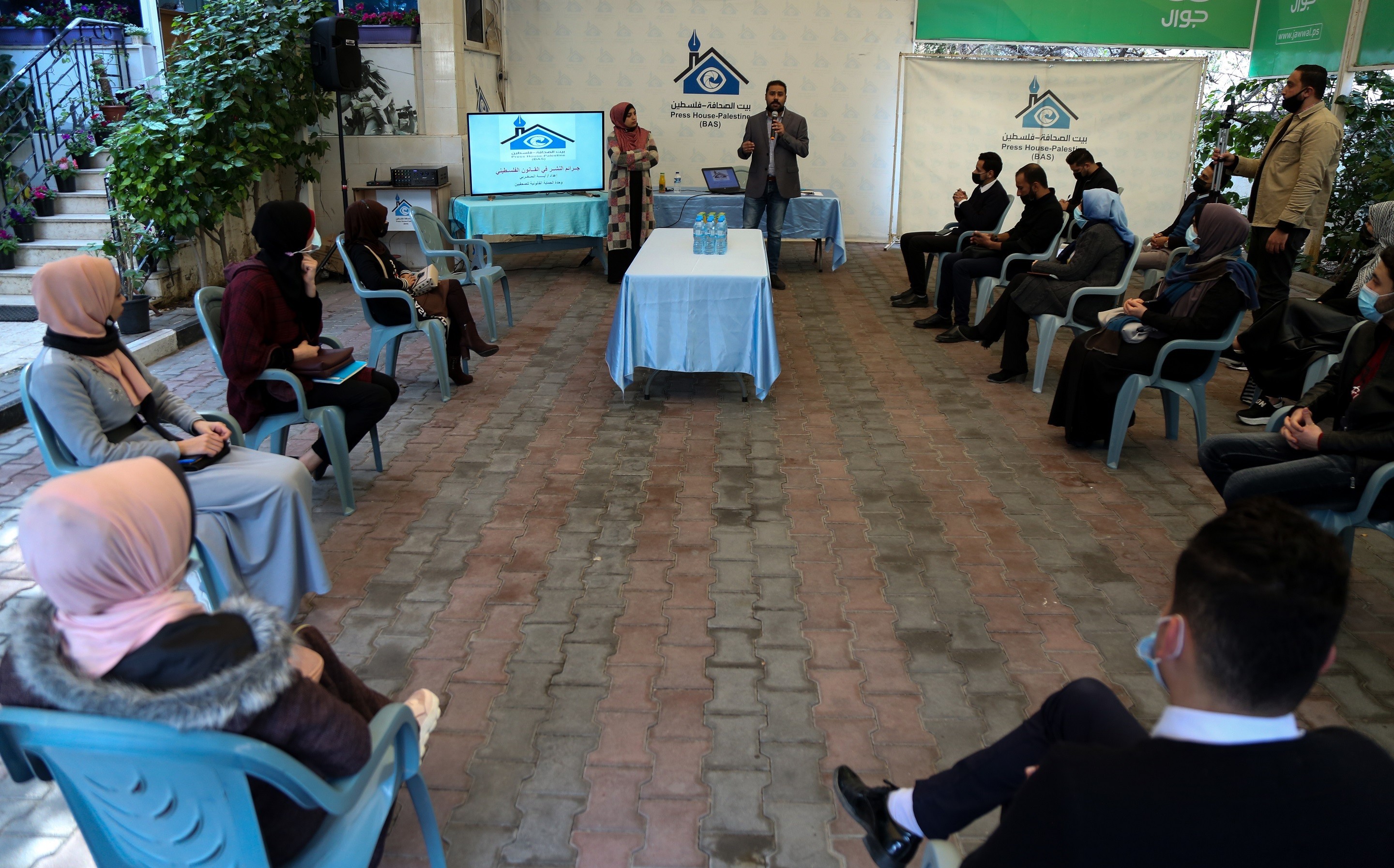 Press House Organizes an awareness workshop on the topic of “Publishing Crimes in the Palestinian Law”
