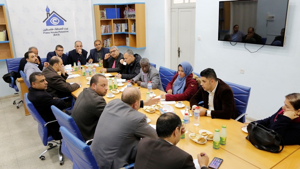 Press House Hosts a Meeting for discussing  the Governmental Media decision about the “Press Card”