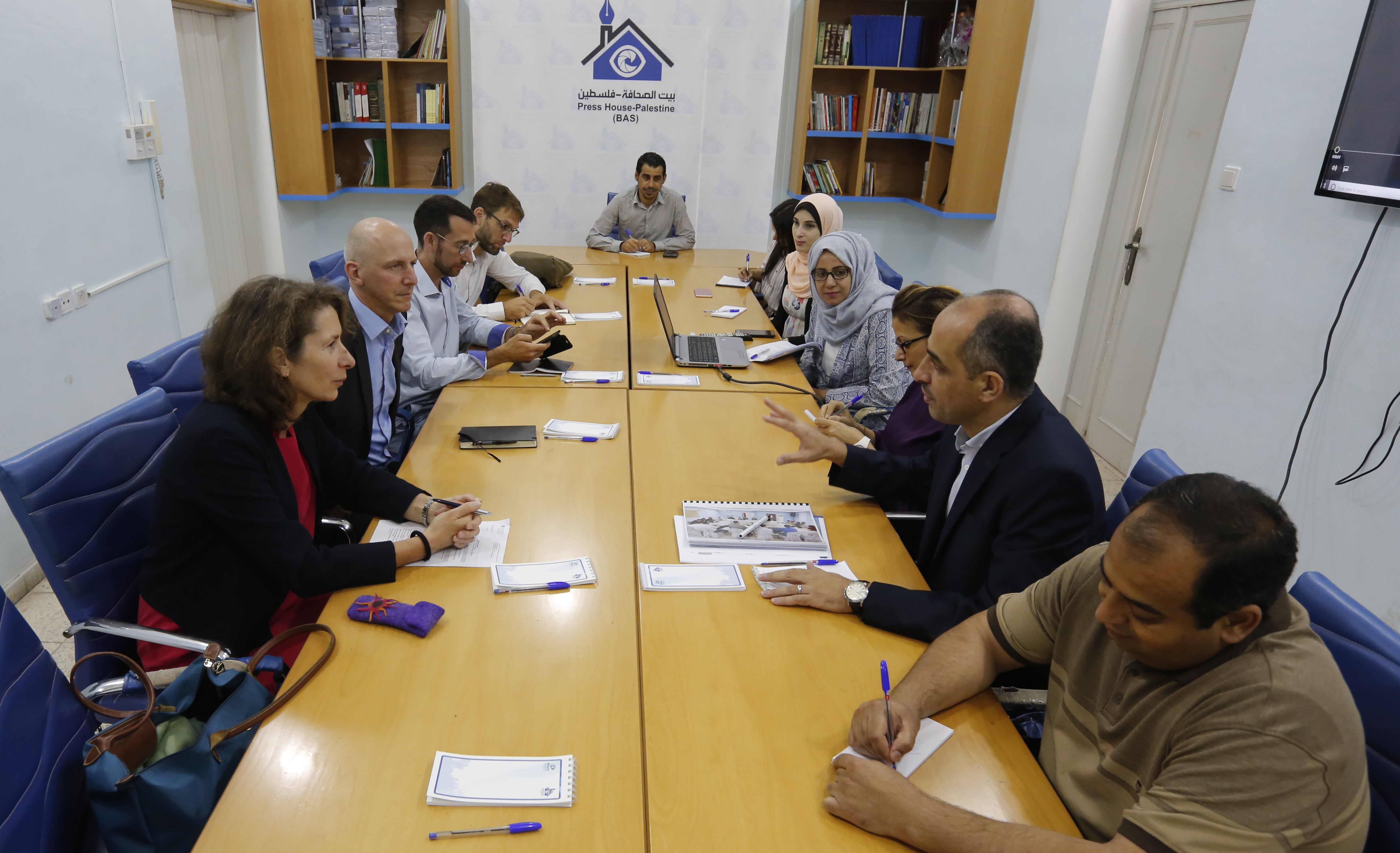 The Deputy Minister of the Foreign Affairs of Switzerland Visits the Press House