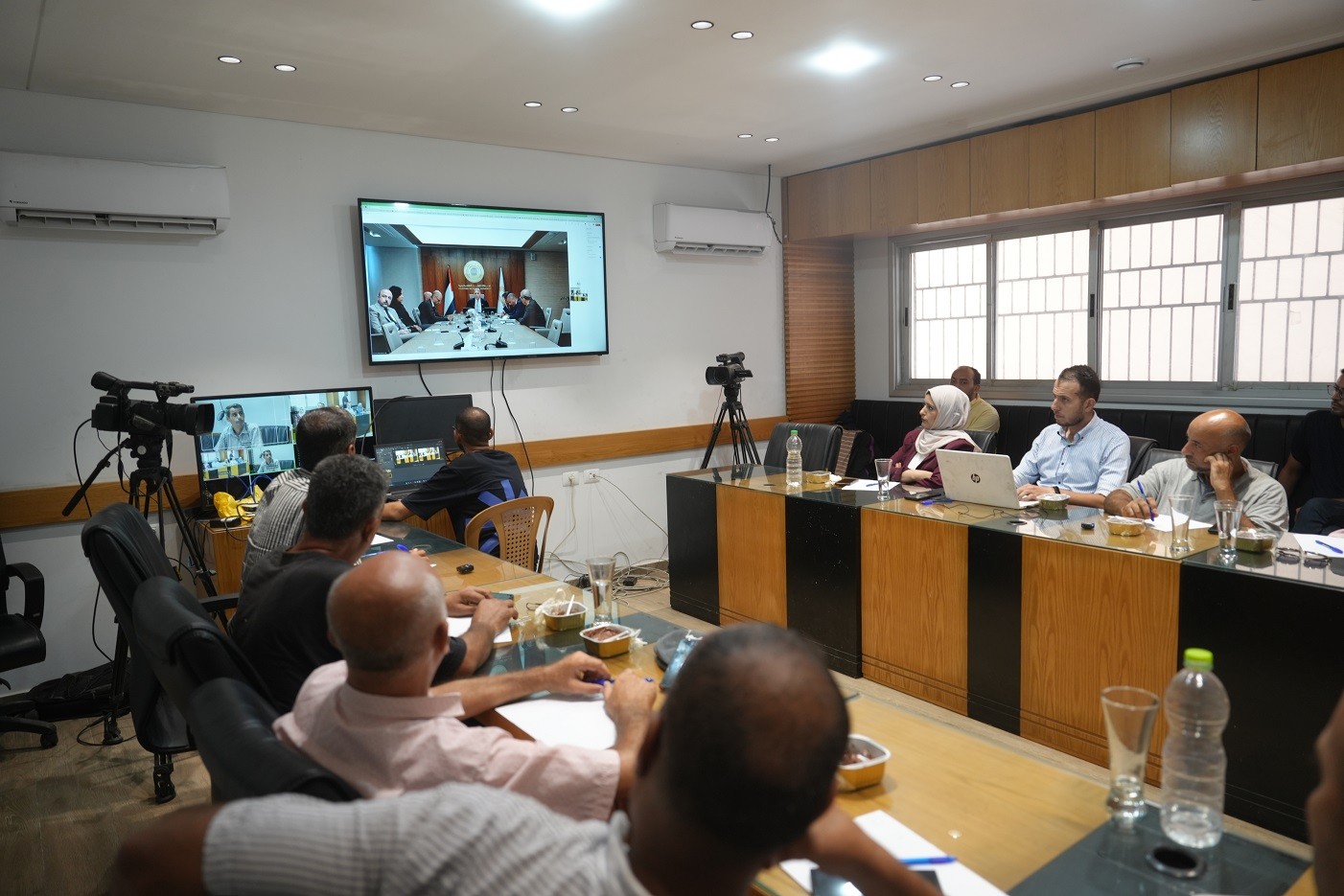 Press House Organizes Dialogue Meeting with the Governor of the Palestine Monetary Authority